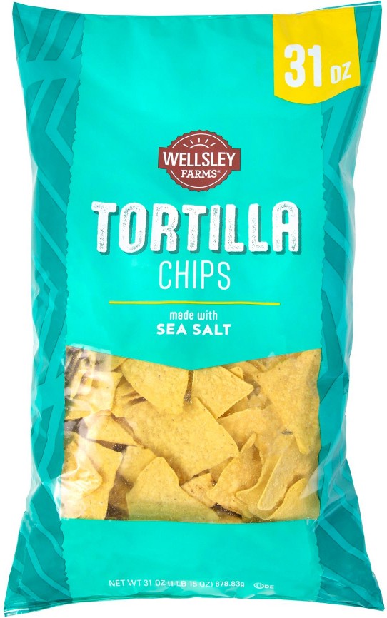 Yellow Corn Sea Salt Tortilla Chips, 31 oz.