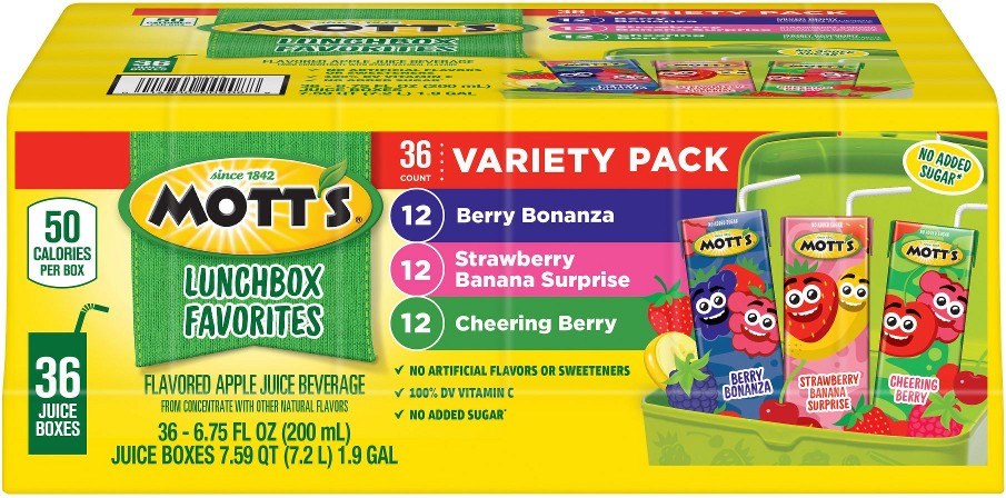 Lunchbox Favorites Juice Drink Variety Pack, Boxes, 36 pk./6.75 fl. oz.