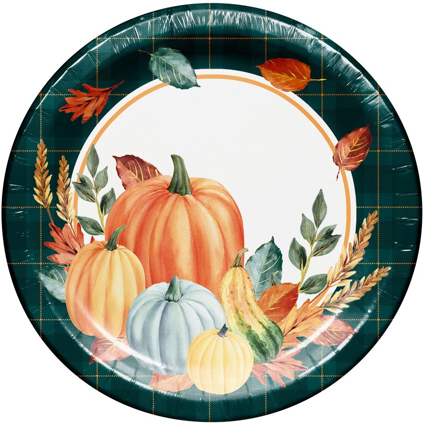 Autumn 10" Paper Plates, 80 ct.