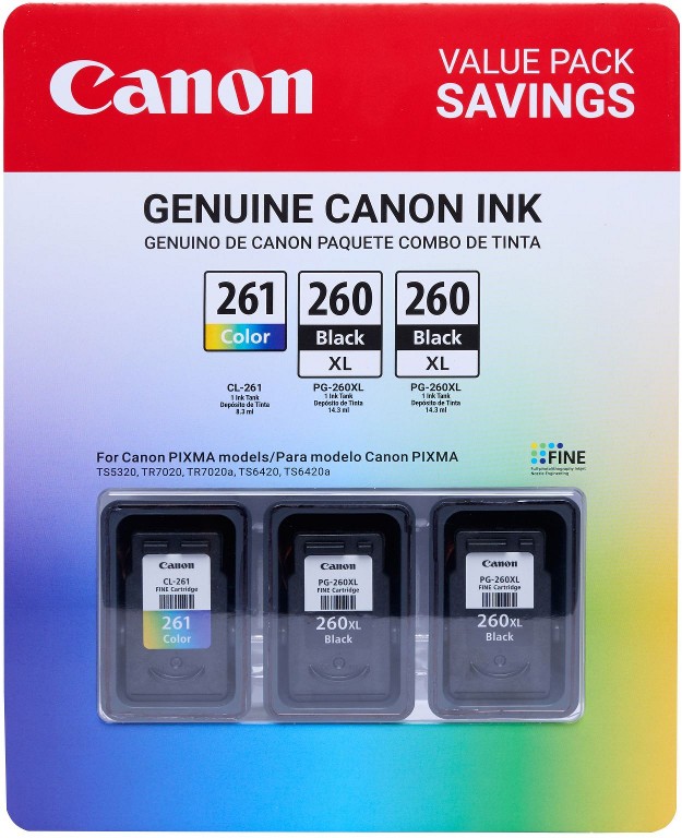 Genuine PG-260XL / CL-261 Club Pack