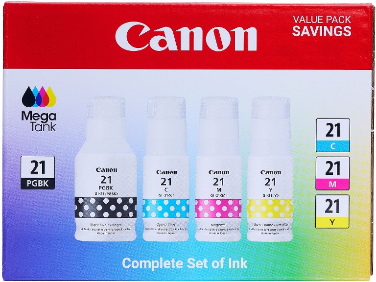 GI-21 Four Color Ink Bottles