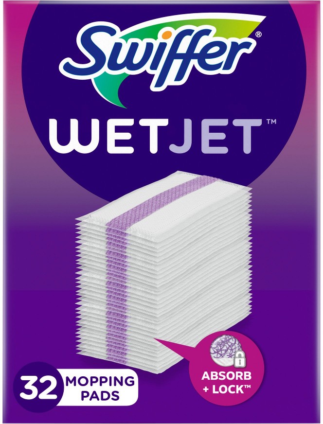 WetJet Hardwood & Multi-Surface Floor Mop Cleaning Pads, 32 ct.