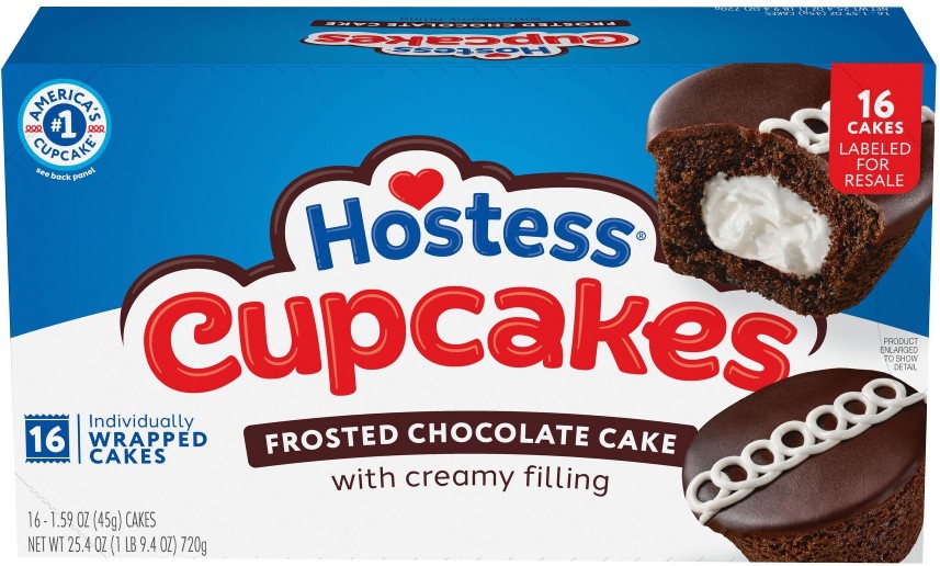 Individually Wrapped Chocolate Cupcakes with Cream Filling, 16 ct.