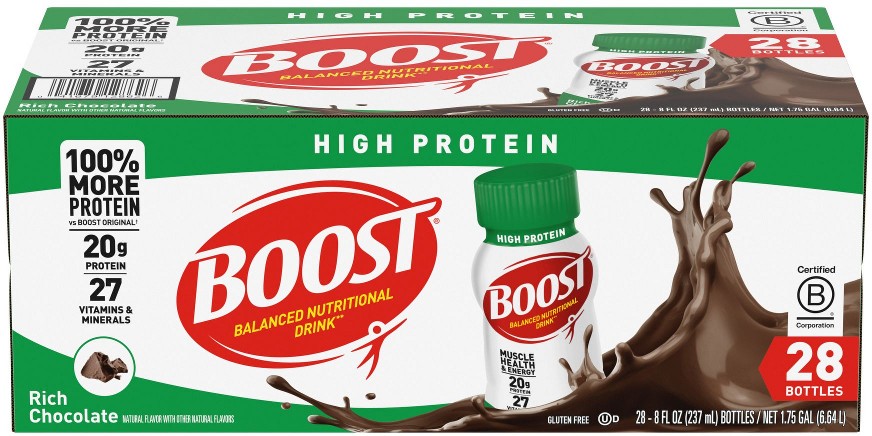 High Protein Chocolate Nutritional Shake, 28 ct.