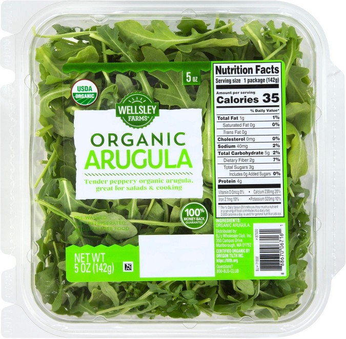 Organic Baby Arugula, 5 oz.