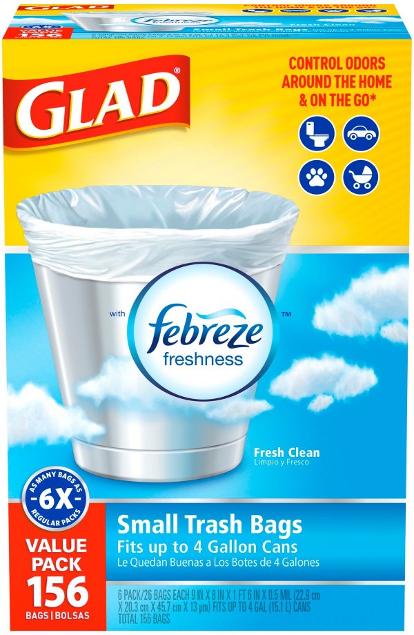 Small Trash Bags 4 gal