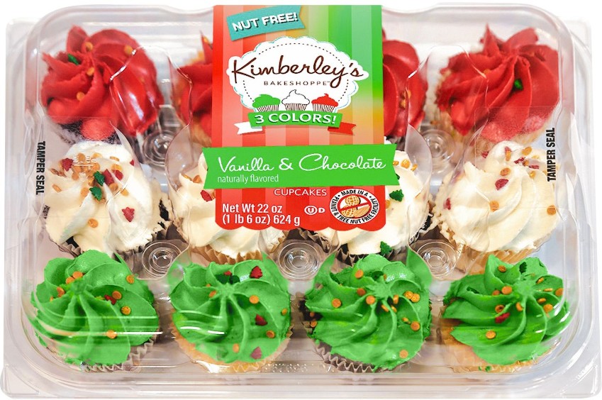 Holiday Cupcakes, Vanilla Icing, 12 ct.