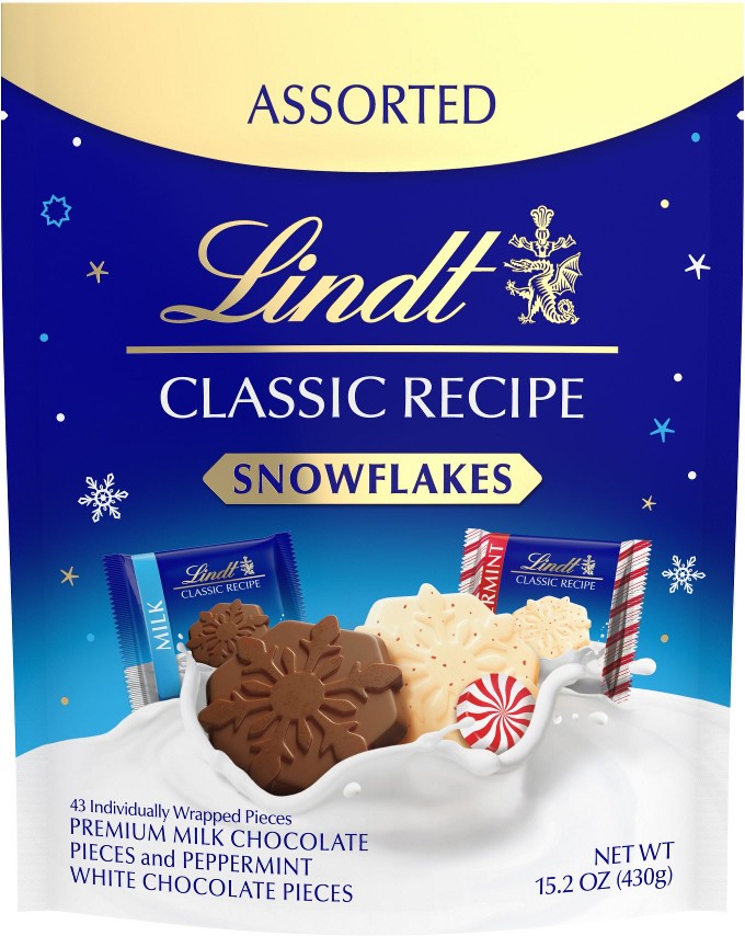 Assorted Chocolate & Peppermint Snowflakes, 43 ct.