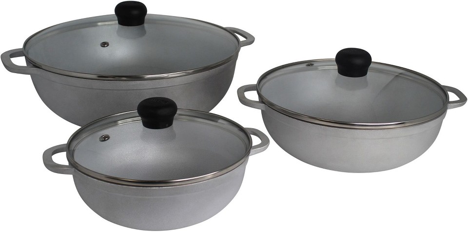 Aluminum Caldero Set, 3 pc.