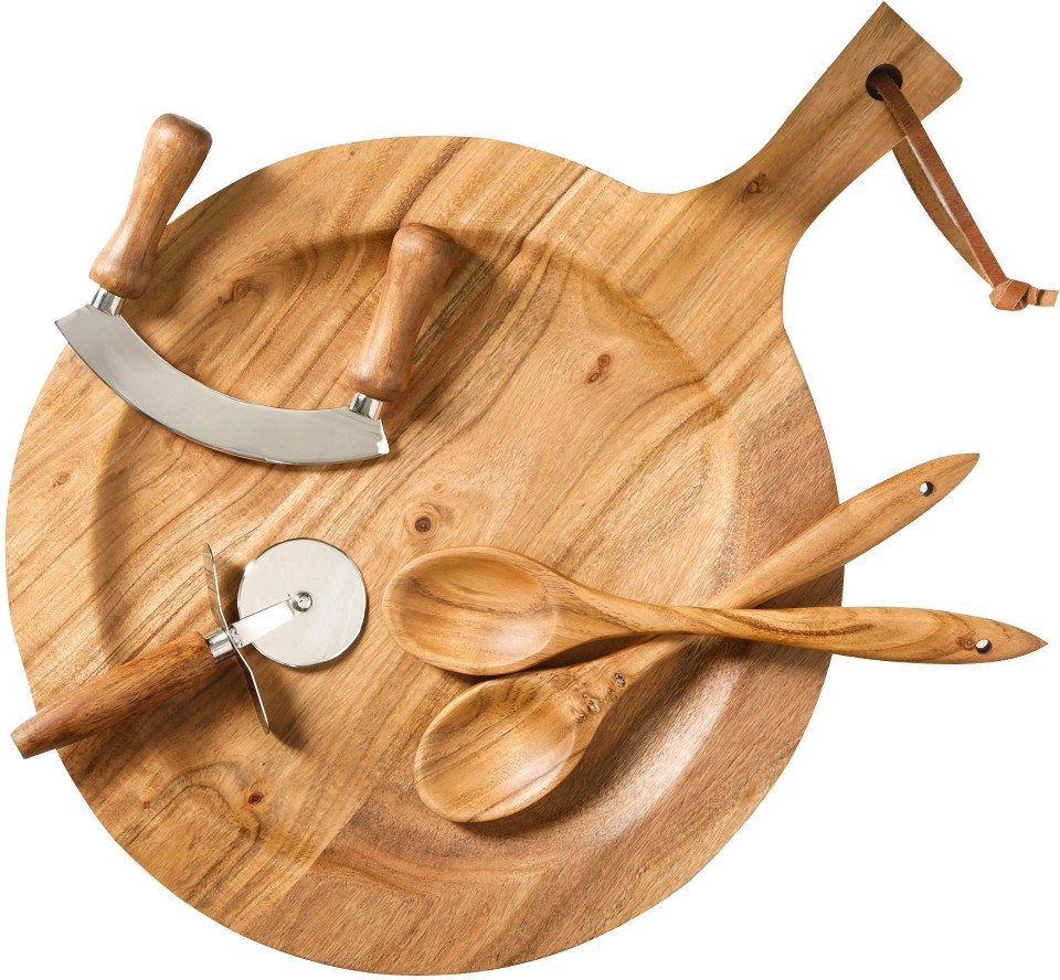 3-Pc Serving Bowl Set with Serving Tools