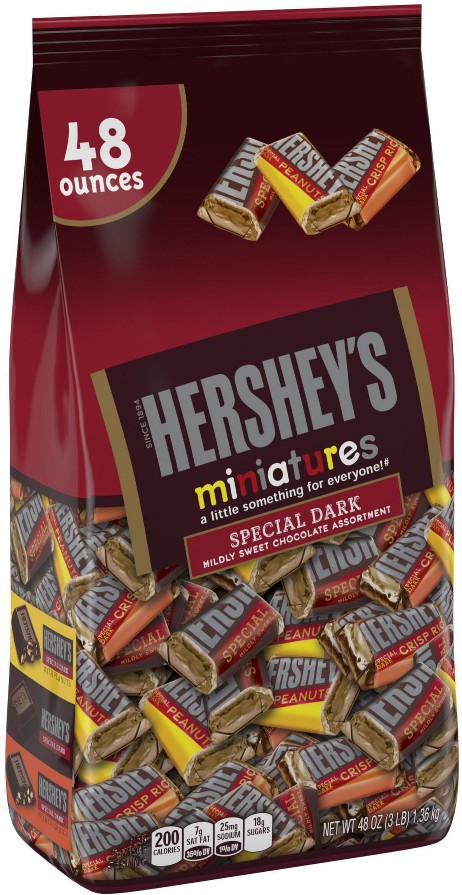 Special Dark Chocolate Miniatures, 48 oz.