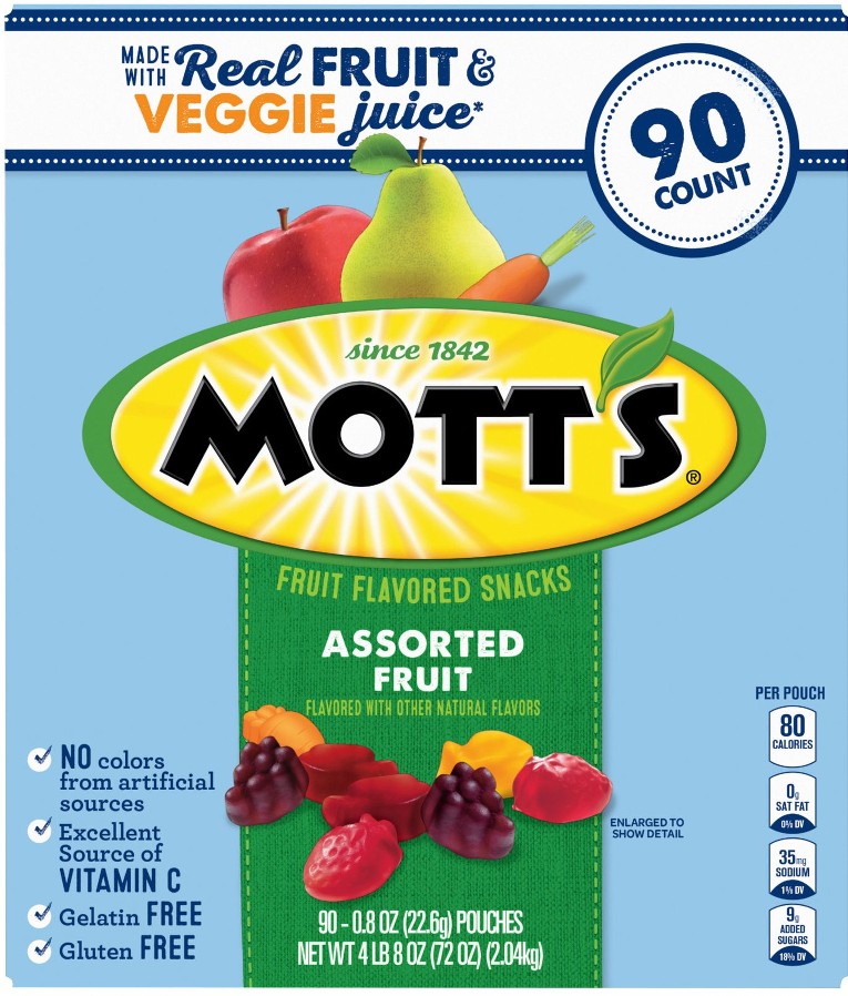 Fruit Flavored Snacks, 90 ct.