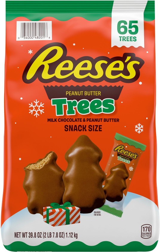 Milk Chocolate Peanut Butter Trees Candy, 65 pc./39.8 oz.