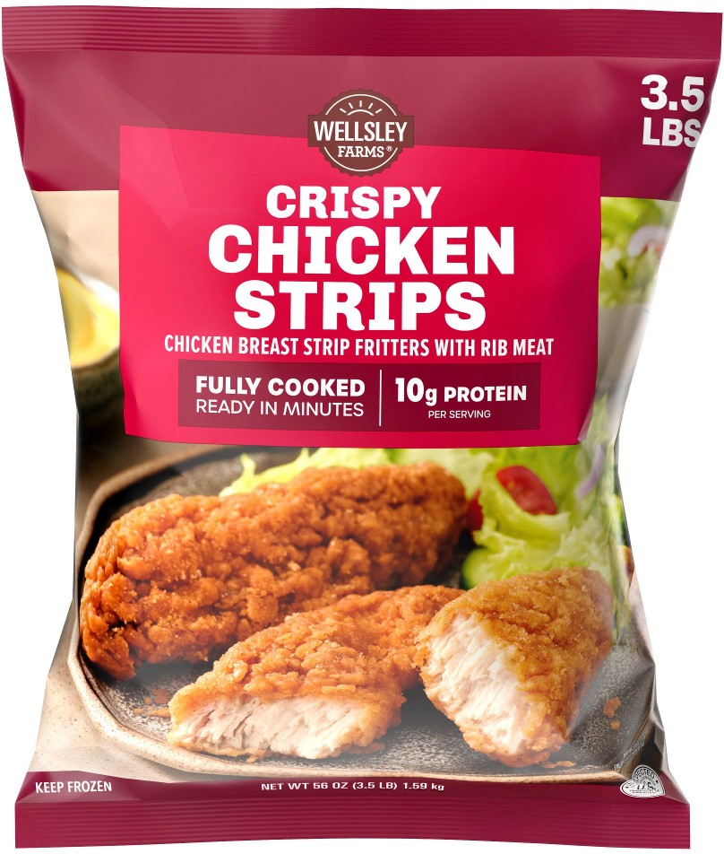 Crispy Chicken Strips, Serves 24, 3.5 lbs.