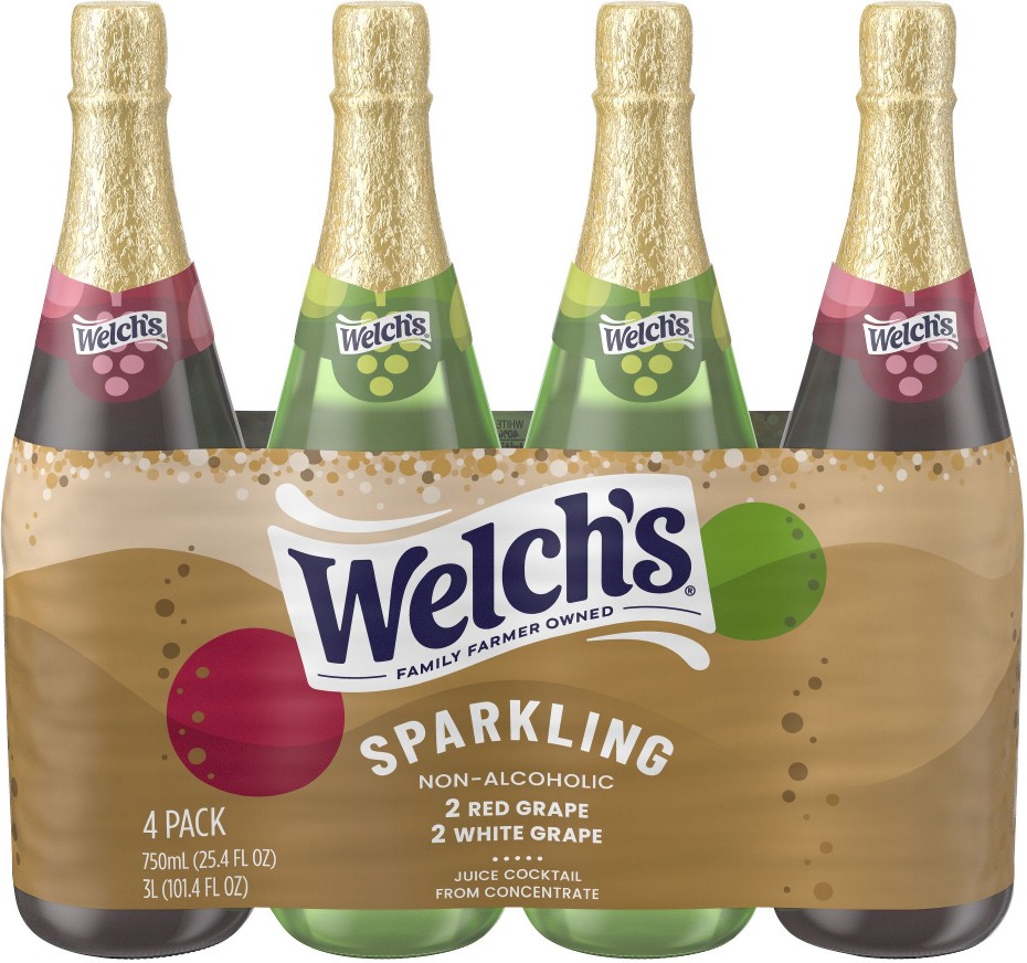 Sparkling Red & White Grape Cocktail, 4 pk./25.4 oz.