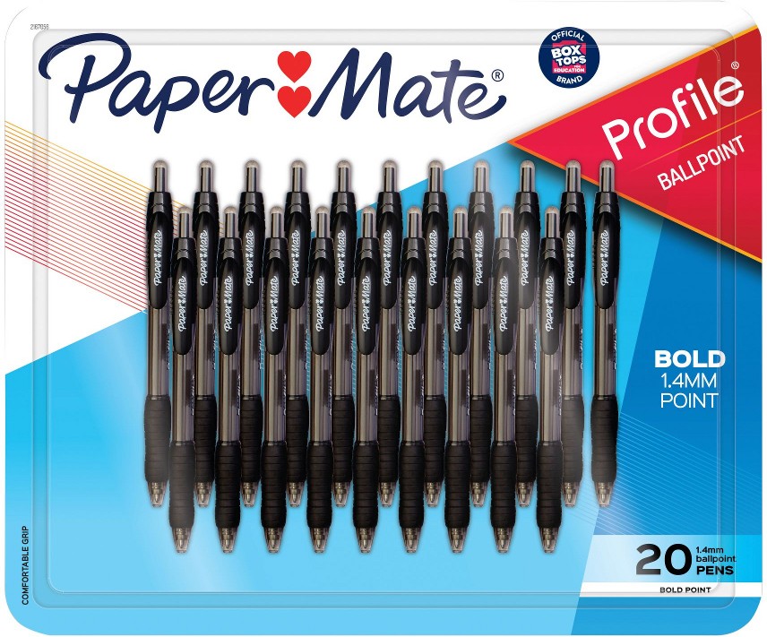 Profile Pen, 20 pk. - Black