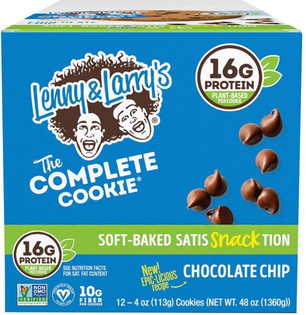 Complete Chocolate Chip Cookie, 16g Protein, 12 ct./4 oz.