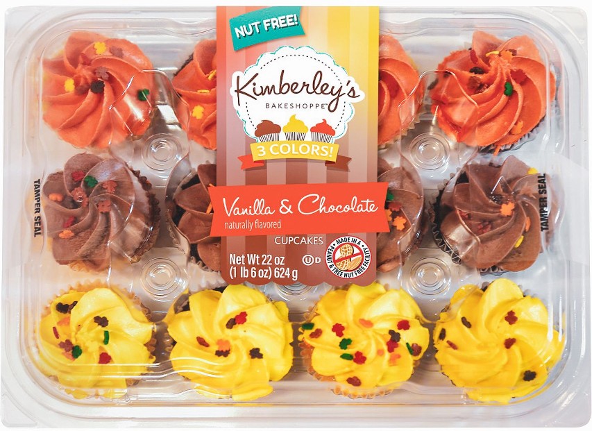 Harvest Cupcakes, Vanilla Icing, 12 ct.