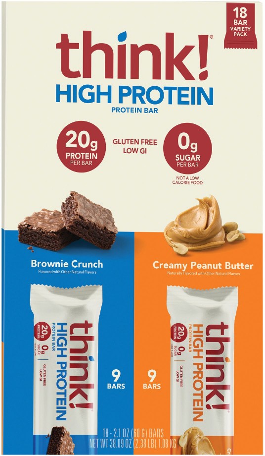 High Protein Variety Pack, 20g Protein, Bars, 18 ct.