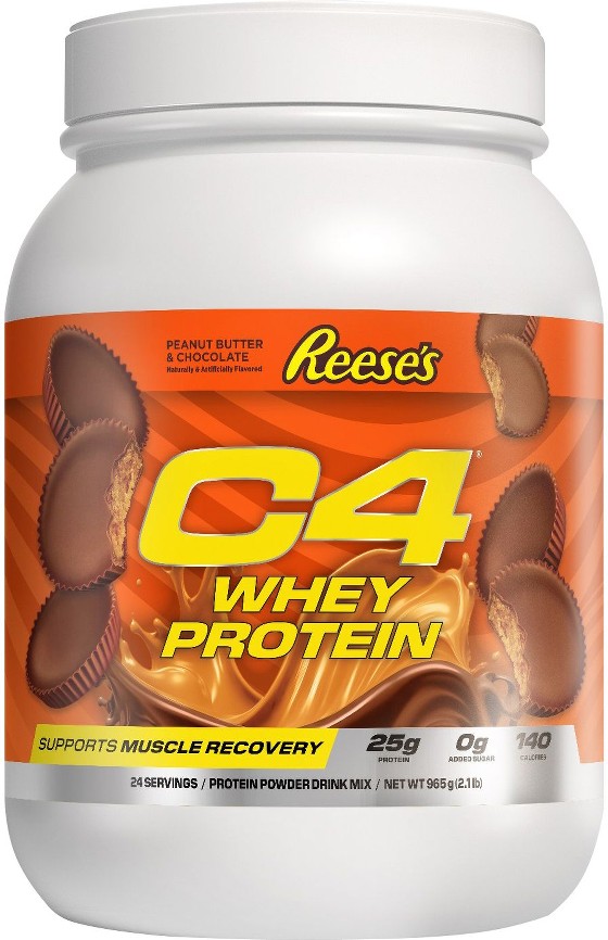 Whey Protein Powder, Reese's Peanut Butter Cup Flavor, 25g of Protein, 24 Servings, 2.1 lbs.
