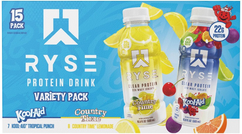 Clear Whey Protein Ready To Drink Variety Pack, 22g Protein, 15 pk.