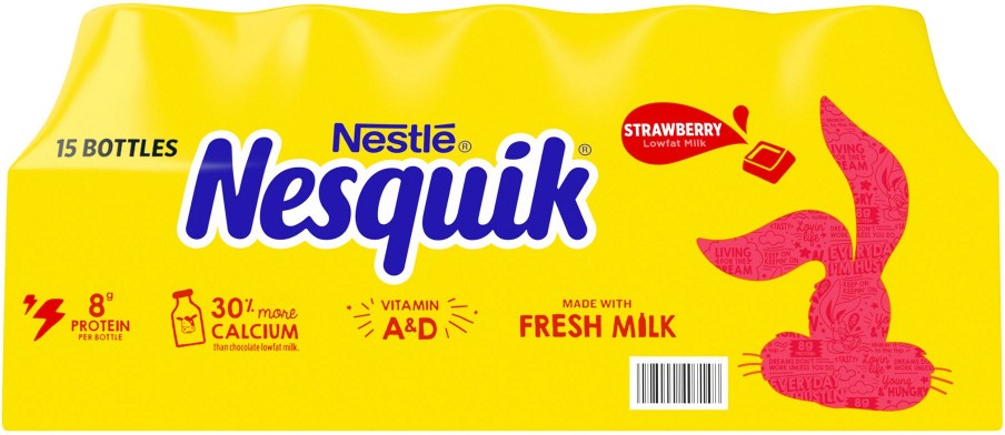 Strawberry Flavored Lowfat Milk Ready To Drink, 15 ct./8 oz.