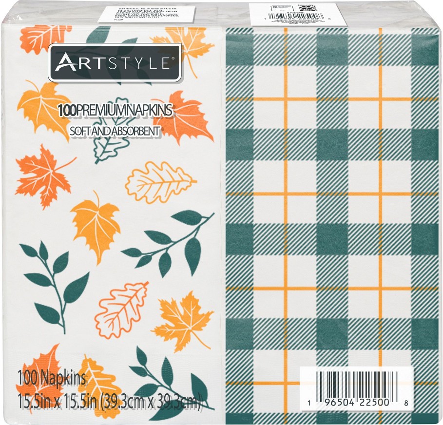 Autumn Premium Dinner Napkins, 100 ct.