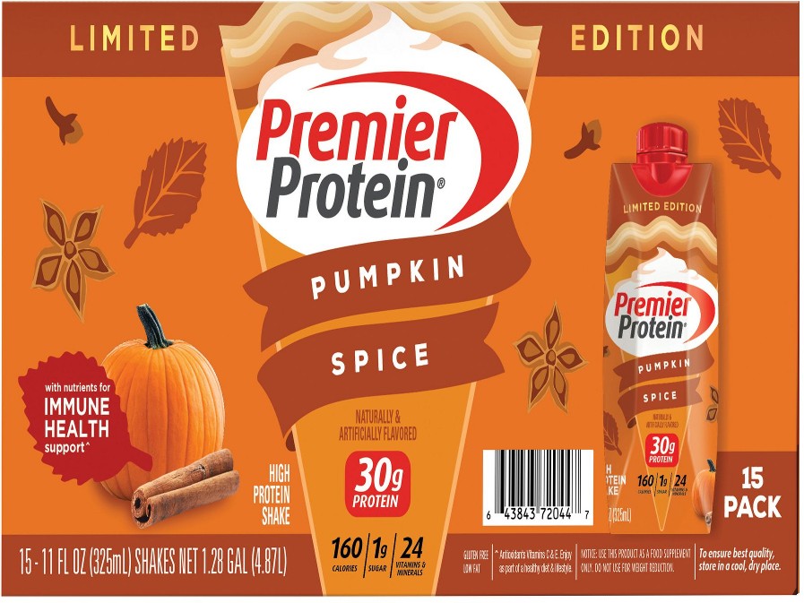 Pumpkin Spice Ready To Drink Protein Shake, 30g Protein, 15 ct./11 oz.
