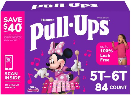 Huggies Learning Designs Training Pants for Girls, 5T-6T (84 ct.)