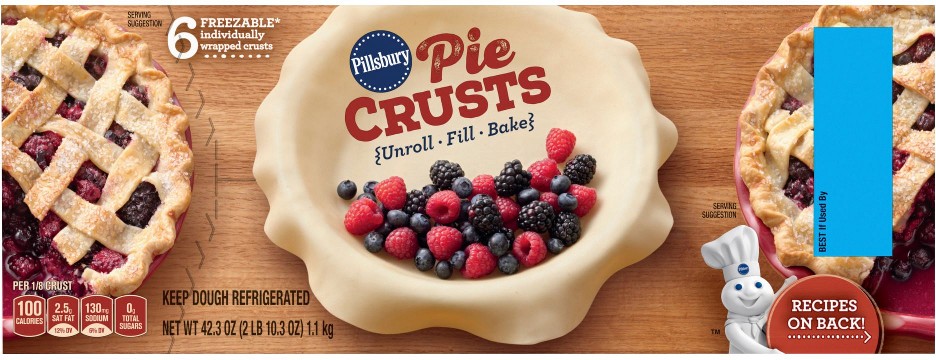 Pie Crust, Makes 6 Pies, 6 ct.