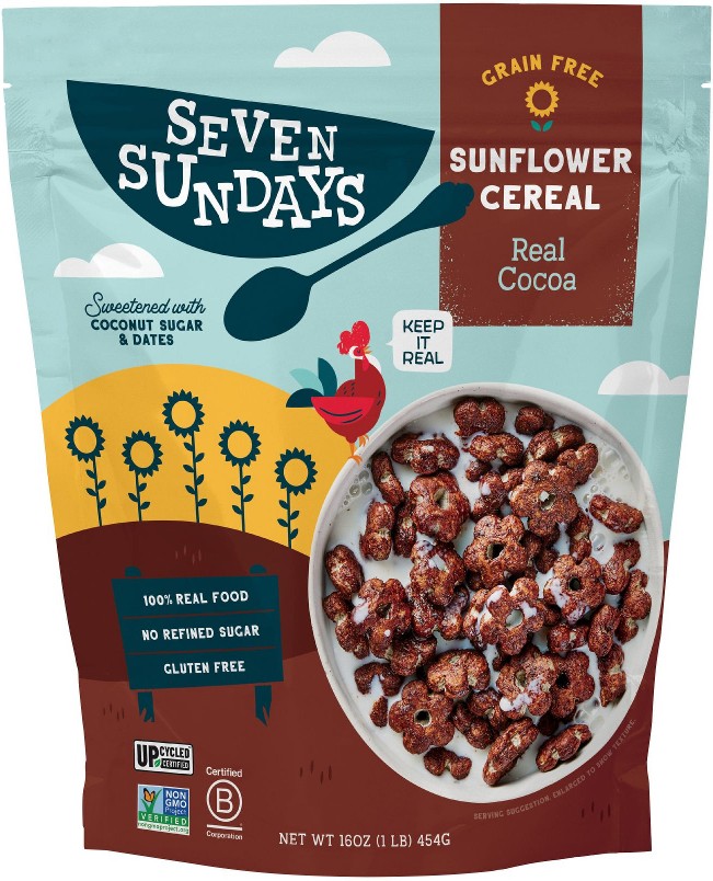Real Cocoa Sunflower Cereal, 16 oz.