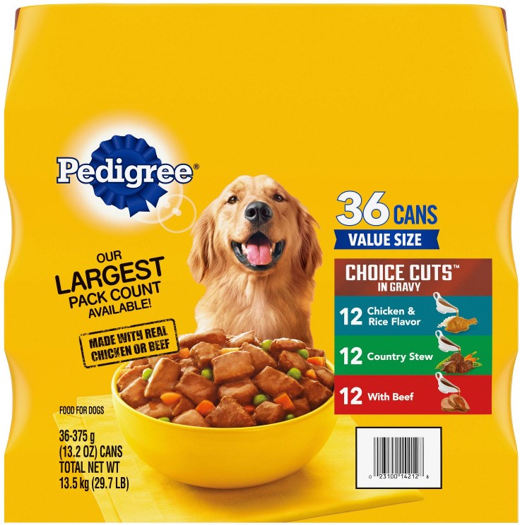 Wet Dog Food Variety Pack, 36 ct.