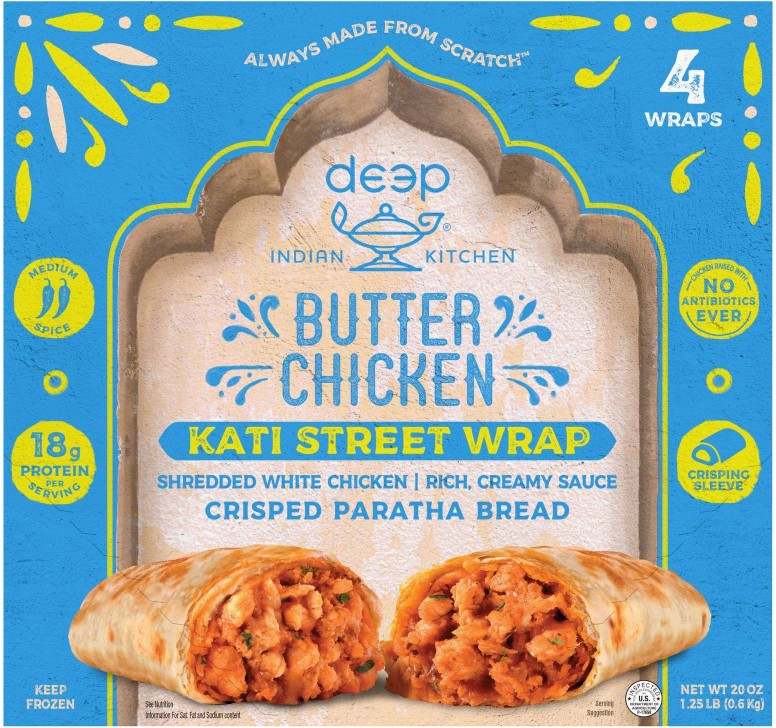 Butter Chicken Kati Street Wraps, 4 pk./5 oz.