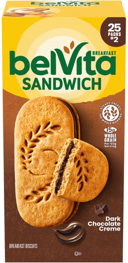 Dark Chocolate Creme Breakfast Sandwich, 25 ct.
