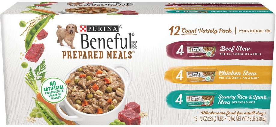 Beneful High Protein Wet Dog Food With Gravy Variety Pack