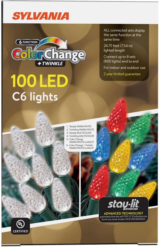 Staylit LED 6-fun C6 Light Set 100 ct.
