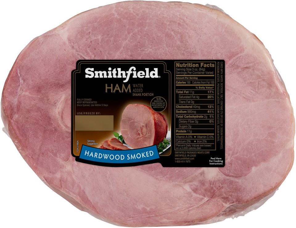 Smoked Bone In Ham Portion, 8.5-9.5 lb