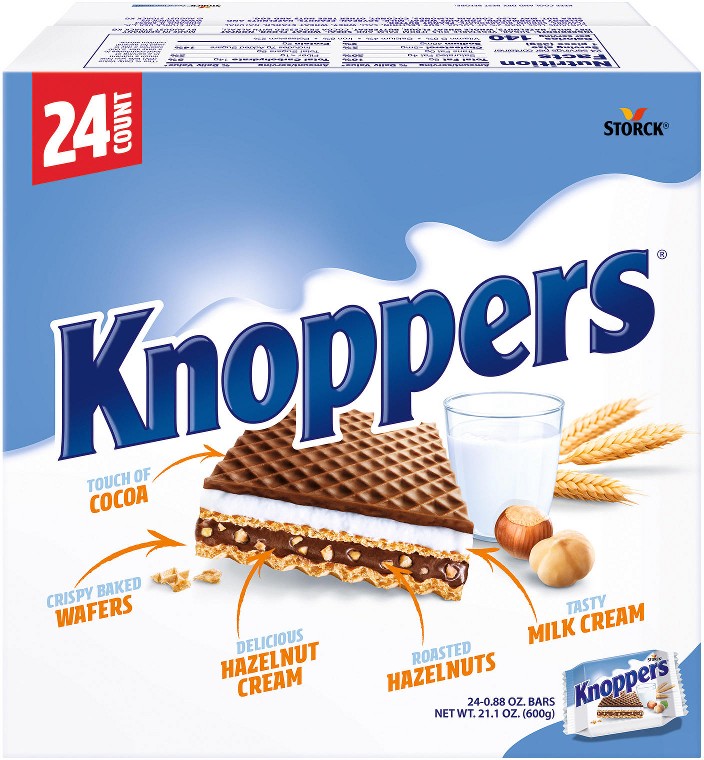 Hazelnut Wafer Chocolate Candy, 24 ct.
