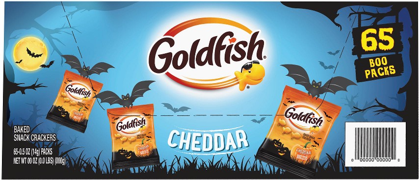 Cheddar Crackers Halloween Edition Snack Packs, 65 ct./0.5 oz.