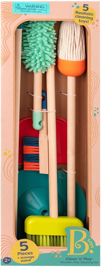 Wooden Cleaning Play Set