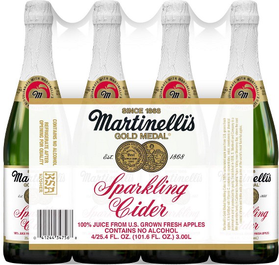 Martinelli Sparkling Apple Cider 254 ozBottles