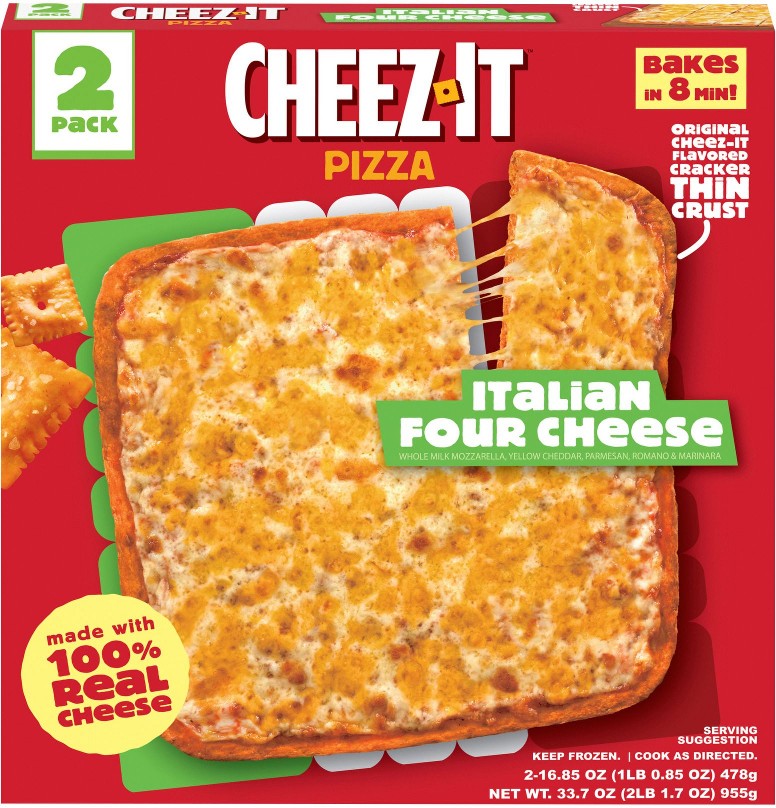Italian Thin Crust 4 Cheese Pizza, Frozen, 2 pk.