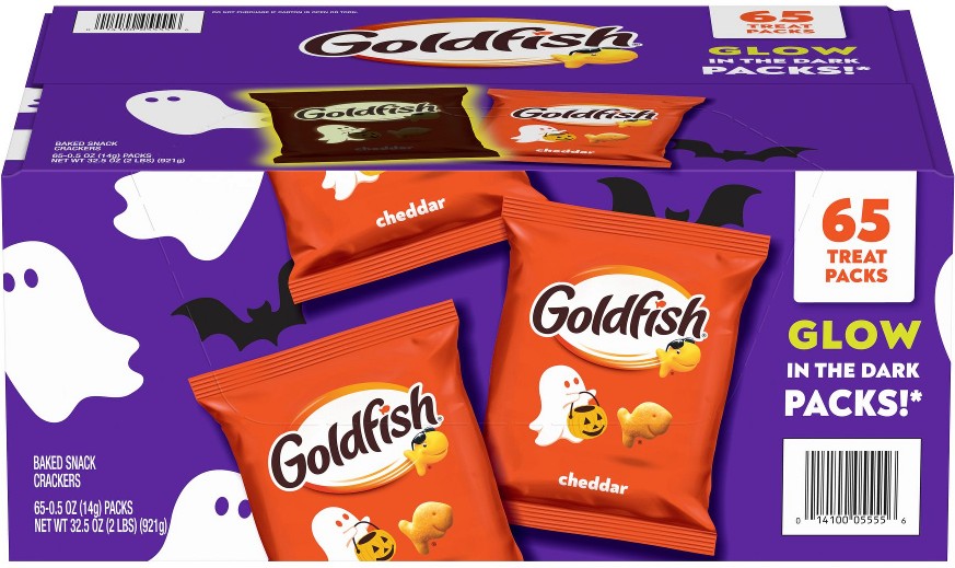 Cheddar Crackers Halloween Edition Snack Packs, 65 ct./0.5 oz.