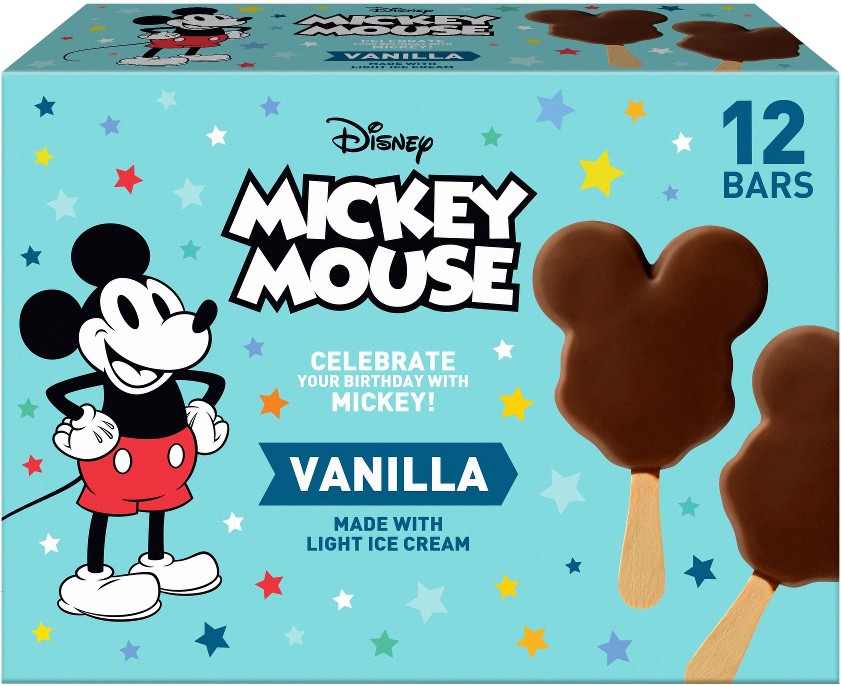 Mickey Mouse Ice Cream Bars, 12 ct.
