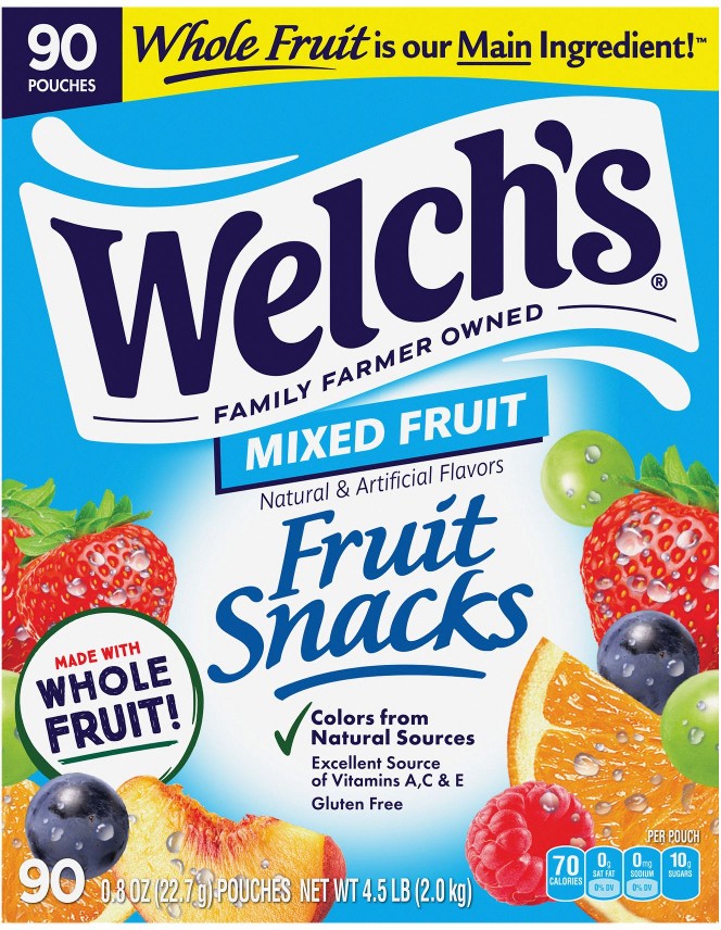 Welchs Mixed Fruit Snacks, 90 ct.