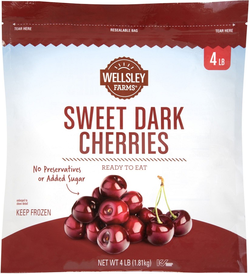 Frozen Dark Sweet Cherries, 4 lbs.