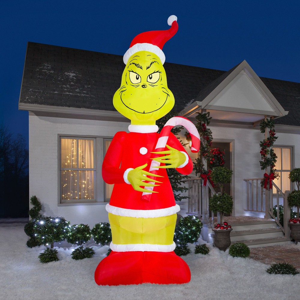 Giant 12' Inflatable with Candy Cane