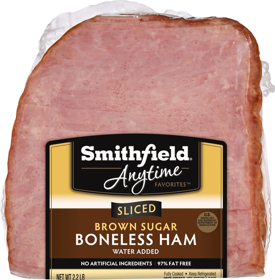 Favorites Brown Sugar Cured Quarter Ham, Boneless, Sliced, 2.2 lbs.