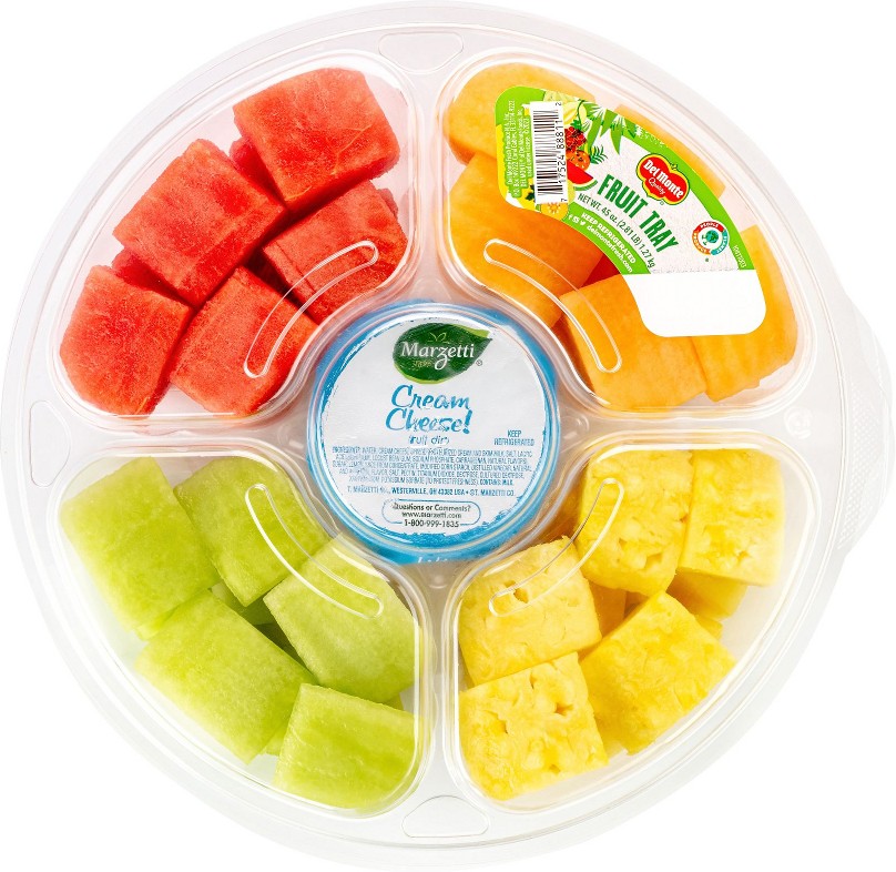 Fruit Tray with Cream Cheese Fruit Dip, Serves 8-12, 45 oz.