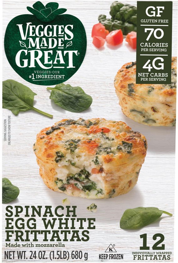 Spinach Egg White Frittata, 12 ct.